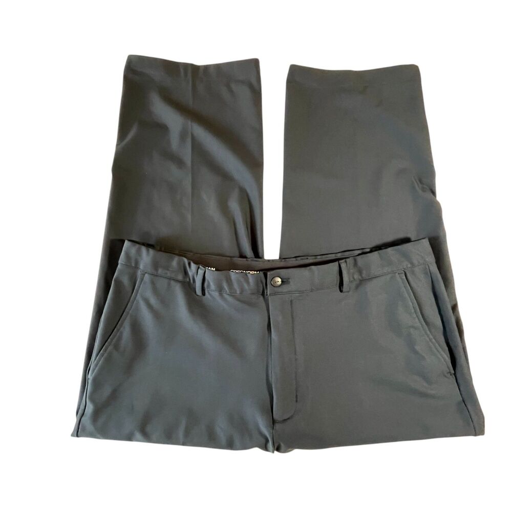 Greg Norman Pants Men Golf Flexible Waist Flat Front (W38 L30)